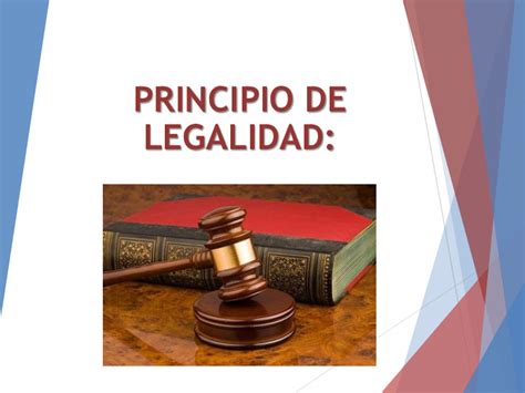 principio de legalidad